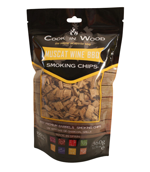 Muscat Wine BBQ Chips / Räucher Chips