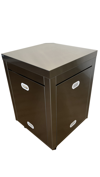 Outdoorkitchen Eckelement 90° Trolley Black Edition