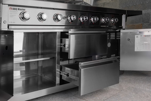 BBQ Master XXL Pro - Edelstahl Gasgrill