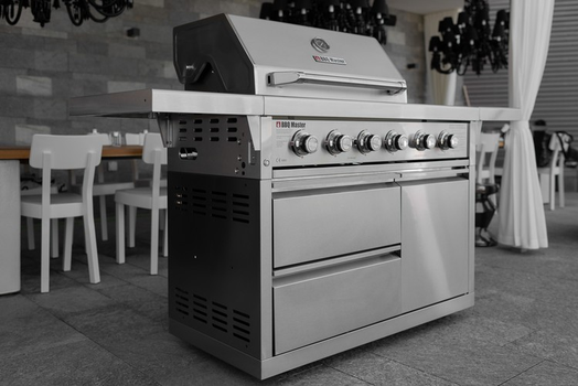 BBQ Master XL Premium - Edelstahl Gasgrill