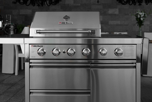 BBQ Master XL Premium - Edelstahl Gasgrill