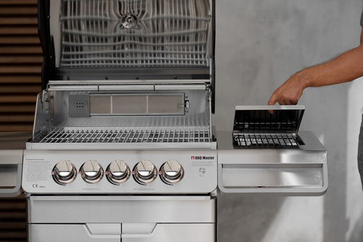BBQ Master L Pro - Edelstahl Gasgrill