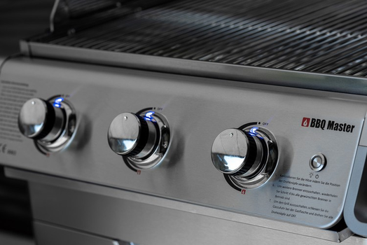BBQ Master L Plus - Edelstahl Gasgrill