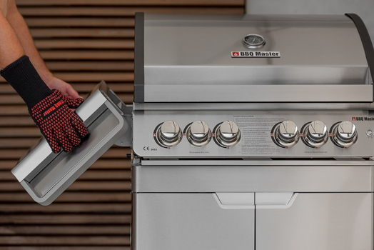 BBQ Master XL Pro - Edelstahl Gasgrill