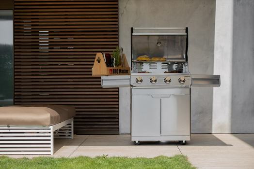 BBQ Master XL Plus - Edelstahl Gasgrill