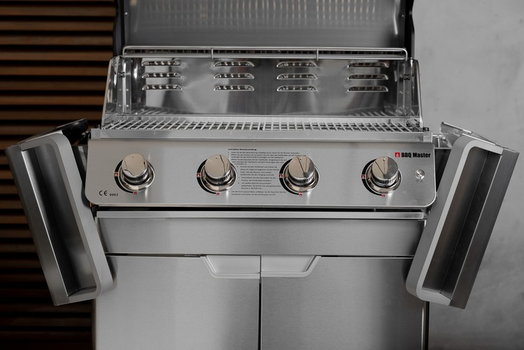 BBQ Master XL Plus - Edelstahl Gasgrill