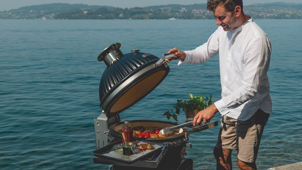 BBQ Master Kamado L Pro Schwarz Matt