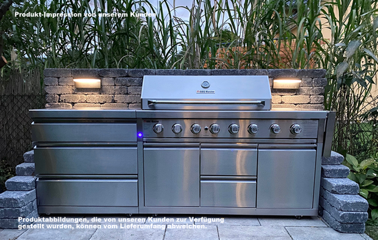 BBQ Master XXL Pro - Edelstahl Gasgrill