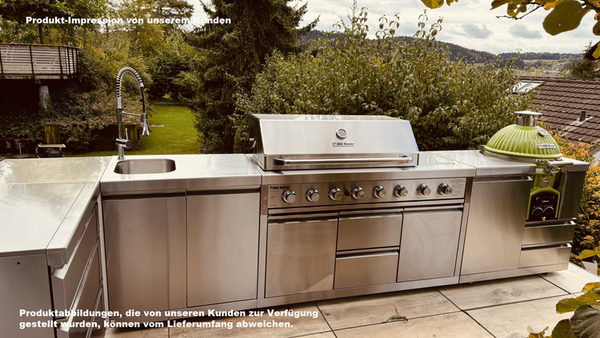 BBQ Master XXL Pro - Edelstahl Gasgrill