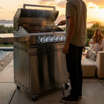BBQ Master L Max - Edelstahl Gasgrill